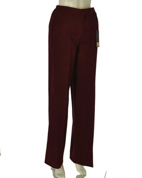 PANTALONE DONNA GRIFFAI PALAZZO TASCHE ELASTICO BOTTONE CERNIERA ART. 5985