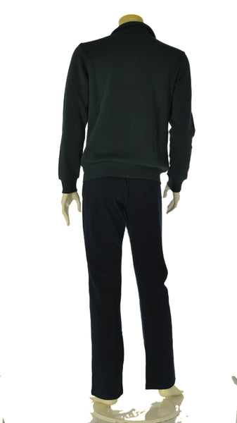 TUTA UOMO F.LLI CAMPAGNOLO FELPATA PANTALONE ELASTICO FELPA FUL ZIP TASCHE ART. 8Q77560