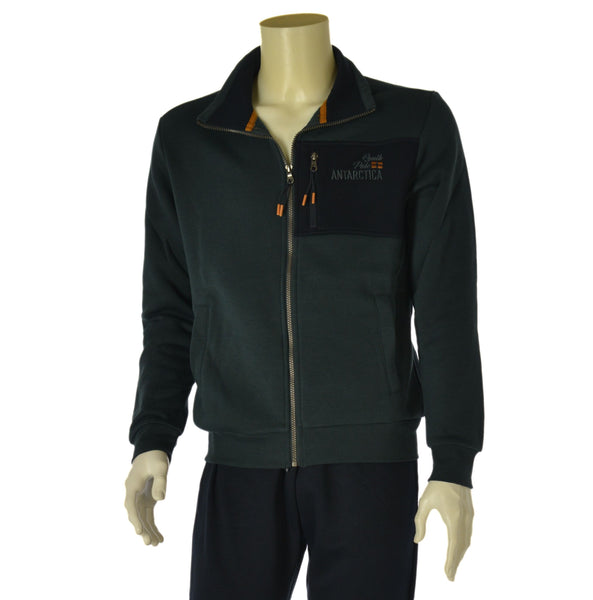 TUTA UOMO F.LLI CAMPAGNOLO FELPATA PANTALONE ELASTICO FELPA FUL ZIP TASCHE ART. 8Q77560