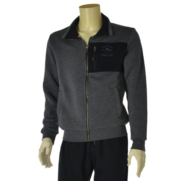 TUTA UOMO F.LLI CAMPAGNOLO FELPATA PANTALONE ELASTICO FELPA FUL ZIP TASCHE ART. 8Q77560