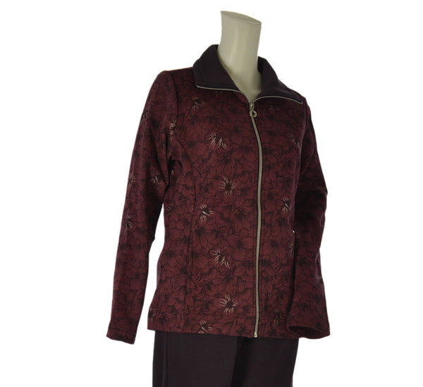 TUTA DONNA F.LLI CAMPAGNOLO FELPATA PANTALONE TASCHE ELASTICO FELPA FULL ZIP TASCHE ART. 8Q76551