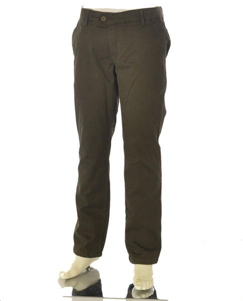 PANTALONI UOMO ZIP GANCIO TASCHE LAVORATO REGULAR FIT MARCA LUIGI MORINI ART.39-4281