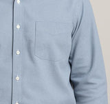 CAMICIA SPORTING MARE  PUTO COTOONE MICROFANTASIA VESTIBILITA REGOLARE BOTTONCINI TASCHINO MANICA LUNGA ART NIZZA E 284