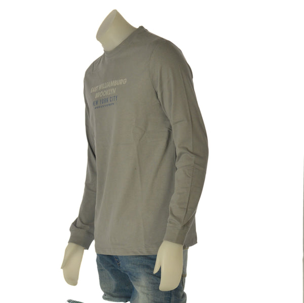MAGLIA UOMO LOSAN MANICA LUNGA GIROCOLLO POLSINI CALDO COTONE STAMPA ART. LMNAP0103 25055