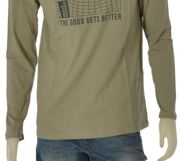 MAGLIA UOMO LOSAN GIROCOLLO MANICA LUNGA STAMPA COTONE ART. LMNAP0103 25046