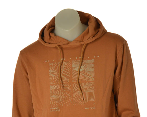 FELPA UOMO LOSAN GIROCOLLO CAPPUCCIO TASCHE STAMPA FELPATA ART. LMNAP0202 25016