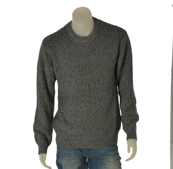 MAGLIONE UOMO LOSAN GIROCOLLO MELANGE A COSTE ART. LMNAP0202 25006