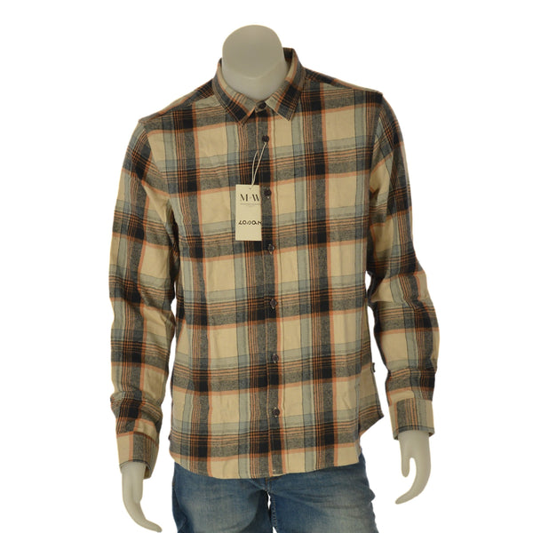 CAMICIA UOMO LOSAN A QUADRI  FLANELLA COTONE REGULAR FIT ART. LMNAP0102 25080