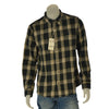 CAMICIA UOMO LOSAN FLANELLA DI COTONE A QUADRI TASCHE ART. LMNAP0102 25067