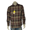CAMICIA UOMO LOSAN FLANELLA COTONE BUTTON DOWN TASCHINI ART. LMNAP010225072