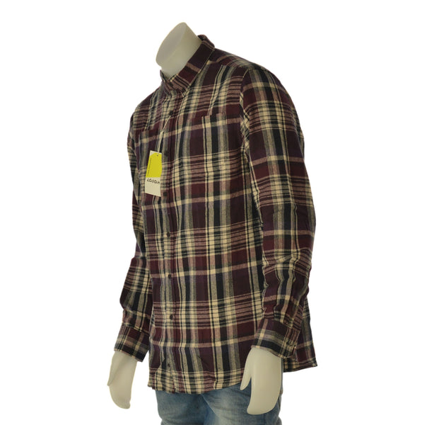 CAMICIA UOMO LOSAN FLANELLA COTONE BUTTON DOWN TASCHINI ART. LMNAP010225072