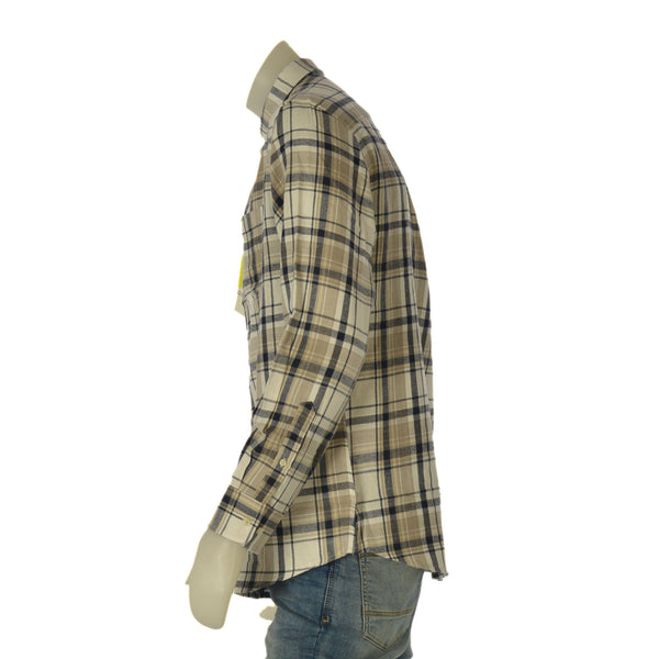 CAMICIA UOMO LOSAN FLANELLA A QUADRI BUTTON DOWN ART. LMNAP0102 25090