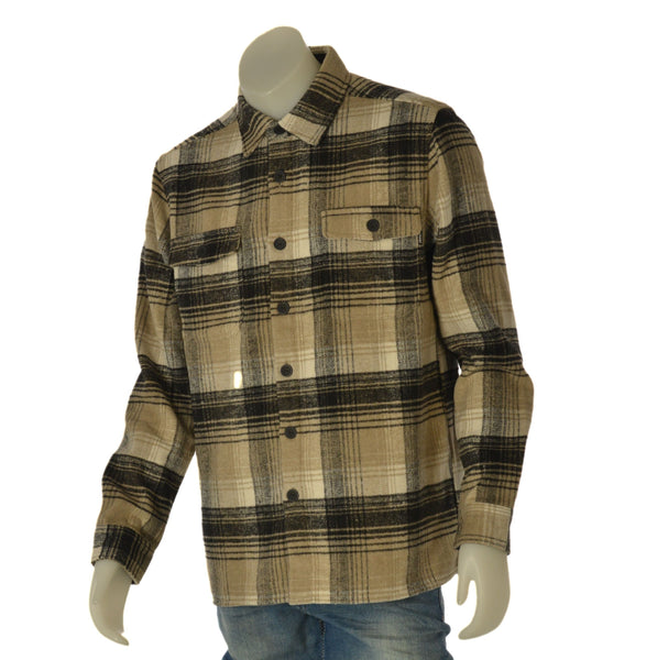 CAMICIA PESANTE UOMO FLANELLA QUADRI TASCHINI ART. LMNAP0102 25079
