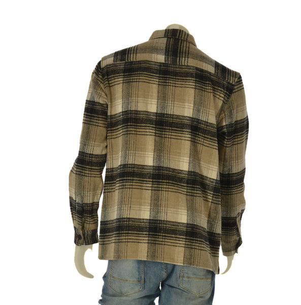CAMICIA PESANTE UOMO FLANELLA QUADRI TASCHINI ART. LMNAP0102 25079
