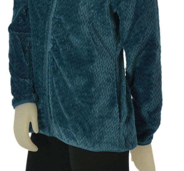 PILE DONNA CUORE A CUORE FULL ZIP TASCHE TESSUTO OPERATO ART. PD0270