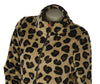 PILE DONNA CUORE A CUORE FULL ZIP TASCHE STAMPA ANIMALIER ART. PD0176