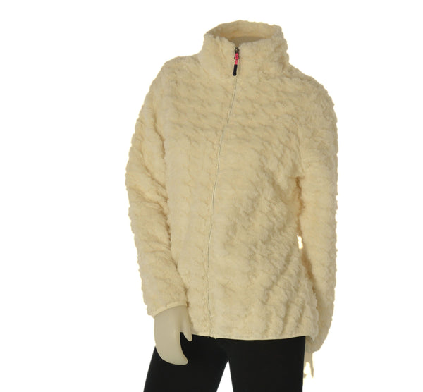 PILE DONNA CUORE A CUORE FULL ZIP TASCHE LAVORAZIONE PIED DE COQUE ART. PD0247