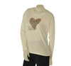 MAGLIA DONNA LOSAN MANICA LUNAGA STAMPA GIROCOLLO COTONE ART. LWMAP0105 25040
