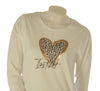 MAGLIA DONNA LOSAN MANICA LUNAGA STAMPA GIROCOLLO COTONE ART. LWMAP0105 25040