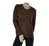 CARDIGAN DONNA COVERI MICROPAILLETTES GIROCOLLO ART. DC1218