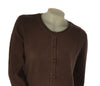 CARDIGAN DONNA COVERI MICROPAILLETTES GIROCOLLO ART. DC1218