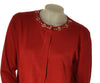 CARDIGAN DONNA COVERI GIROCOLLO BOTTONI STRASS ART. DC1241