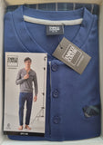 PIGIAMA UOMO RAGAZZO TERMO COTONE SERAFINO SCOZZESE QUADRI MARCA ENRICO COVERI ART. EP2188