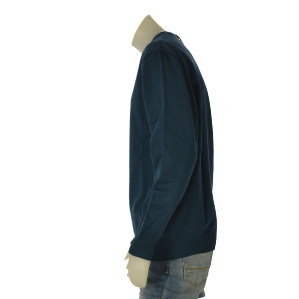 MAGLIONE UOMO COVERI TAGLIE OVER GIROCOLLO BASICO LOGO ART. OTR1765
