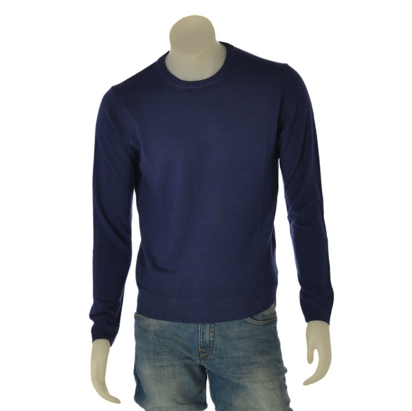 MAGLIONE UOMO  ENRICO COVERI GIROCOLLO MELANGE LANA BASICO ART. EC236W