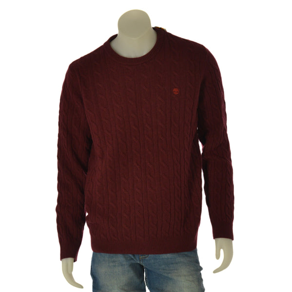 MAGLIONE UOMO TIMBERLAND GIROCOLLO TRECCE LANA ART. TB0A2CEQ