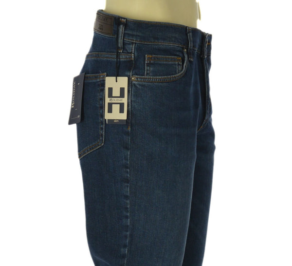 JEANS UOMO HOLIDAY CINQUE TASCHE SLIM FIT ELASTICIZZATO ART. 01984 JAGO3111