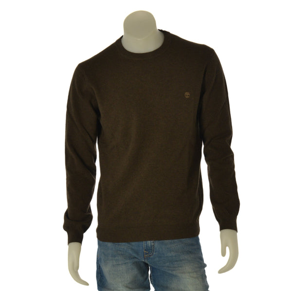 MAGLIONE UOMO TIMBERLAND BASICO GIROCOLLO LOGO LANA ART.TB0A2BFH