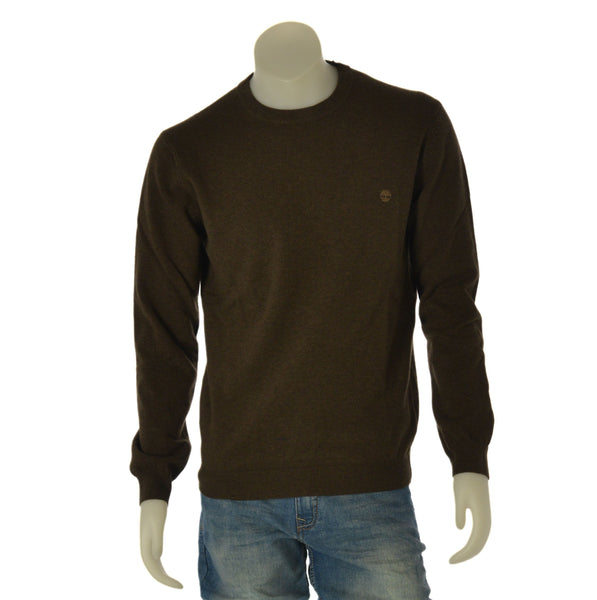 MAGLIONE UOMO TIMBERLAND BASICO GIROCOLLO LOGO LANA ART.TB0A2BFH