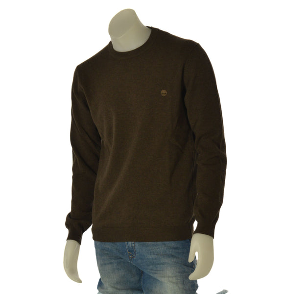MAGLIONE UOMO TIMBERLAND BASICO GIROCOLLO LOGO LANA ART.TB0A2BFH