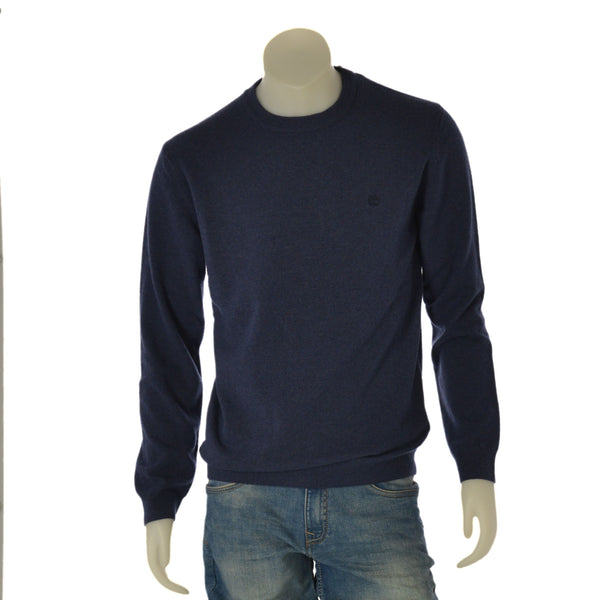 MAGLIONE UOMO TIMBERLAND BASICO GIROCOLLO LOGO LANA ART.TB0A2BFH
