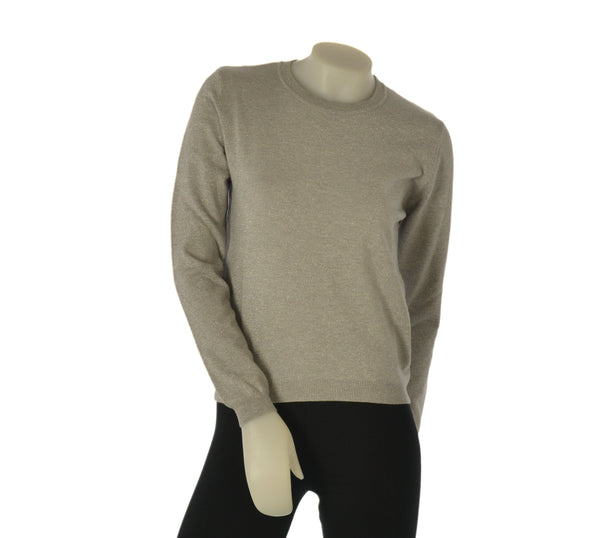 MAGLIONE DONNA GRIFFAI GIROCOLLO BASICO LUREX ART. 5599