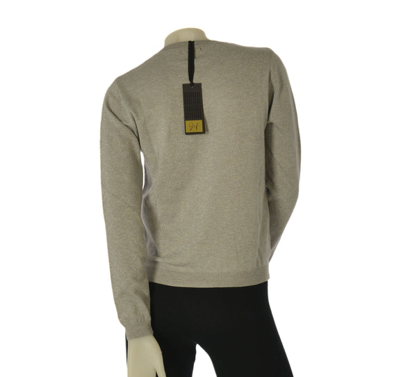 MAGLIONE DONNA GRIFFAI GIROCOLLO BASICO LUREX ART. 5599