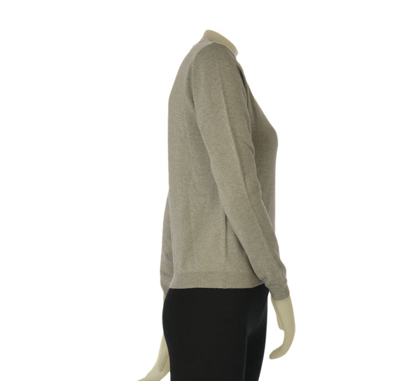 MAGLIONE DONNA GRIFFAI GIROCOLLO BASICO LUREX ART. 5599