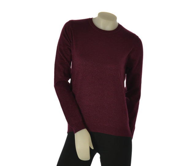 MAGLIONE DONNA GRIFFAI GIROCOLLO BASICO LUREX ART. 5599