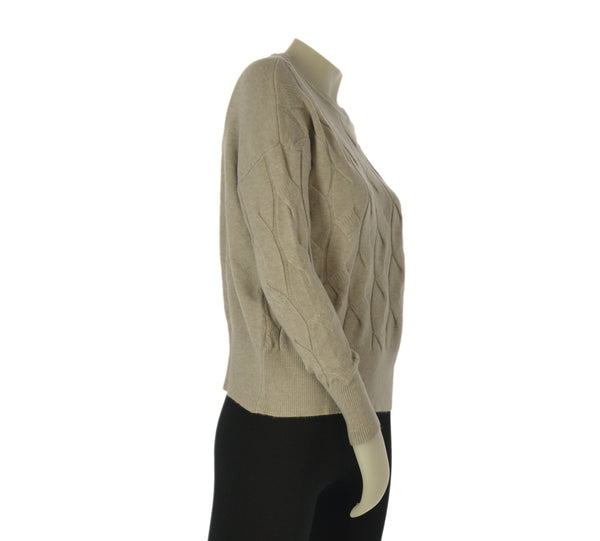 MAGLIONE DONNA GRIFFAI GIROCOLLO TRECCE ART 5645