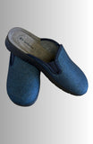 CIABATTA INBLU TESSUTO VELUR RESISTENTE PLANTARE MORBIDO CONFORT GOMMA ROBUSTA ANTISCIVOLO ELASTICO ART BG000059