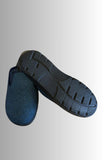 CIABATTA INBLU TESSUTO VELUR RESISTENTE PLANTARE MORBIDO CONFORT GOMMA ROBUSTA ANTISCIVOLO ELASTICO ART BG000059