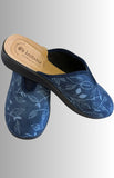 CIABATTA INBLU TESSUTO CON STAMPA FASCIA ELASTIZIZZATA ANATOMICO SUOLA GOMMA LEGGERA ART CF000049