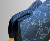 CIABATTA INBLU TESSUTO CON STAMPA FASCIA ELASTIZIZZATA ANATOMICO SUOLA GOMMA LEGGERA ART CF000049