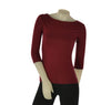 MAGLIA DONNA MYASTREET SCOLLO A BARCA VISCOSA ELASTICIZZATA ART. BM24280-90