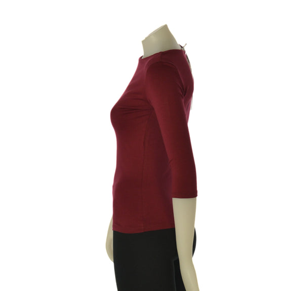 MAGLIA DONNA MYASTREET SCOLLO A BARCA VISCOSA ELASTICIZZATA ART. BM24280-90