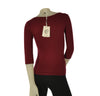 MAGLIA DONNA MYASTREET SCOLLO A BARCA VISCOSA ELASTICIZZATA ART. BM24280-90
