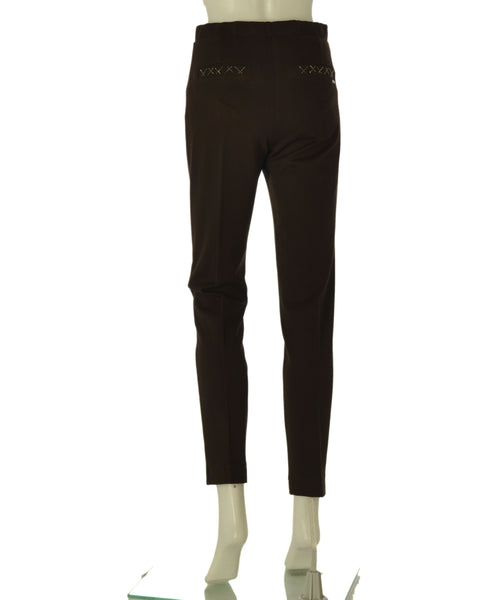 LEGGINGS DONNA EMANUELA COSTA ELASTICO STRASS ELASTICIZZATI ART.35779-26