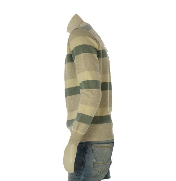 MAGLIONE UOMO SPORTING MARE GIROCOLLO FANTASIA RIGHE LANA ART. 3200/80