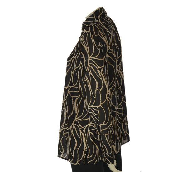CAMICIA DONNA ELISA CASTELLI TAGLIE OVER FANTASIA MANICA LUNGA ART. 1513